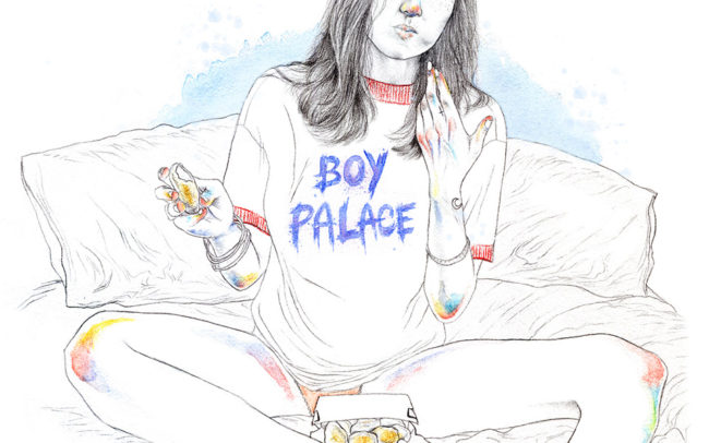 Boy Palace Illustration