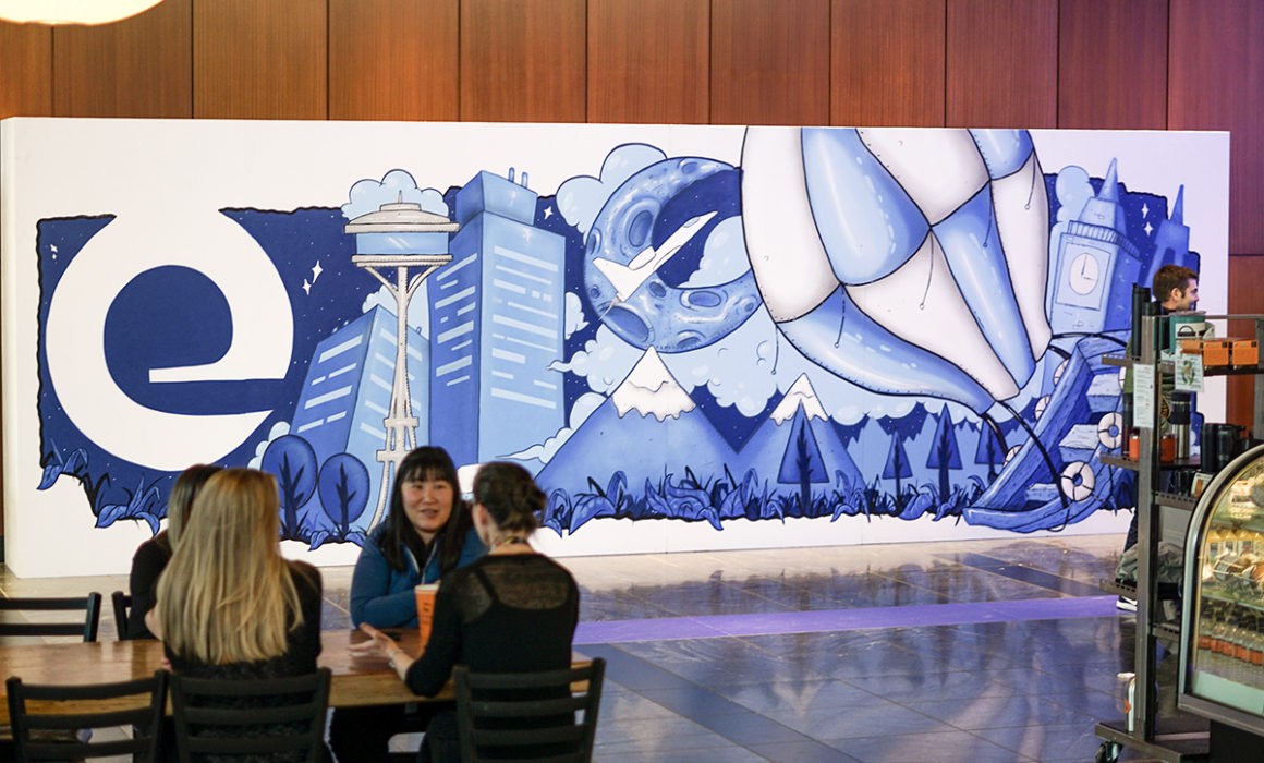 Seattle Mural for Expedia