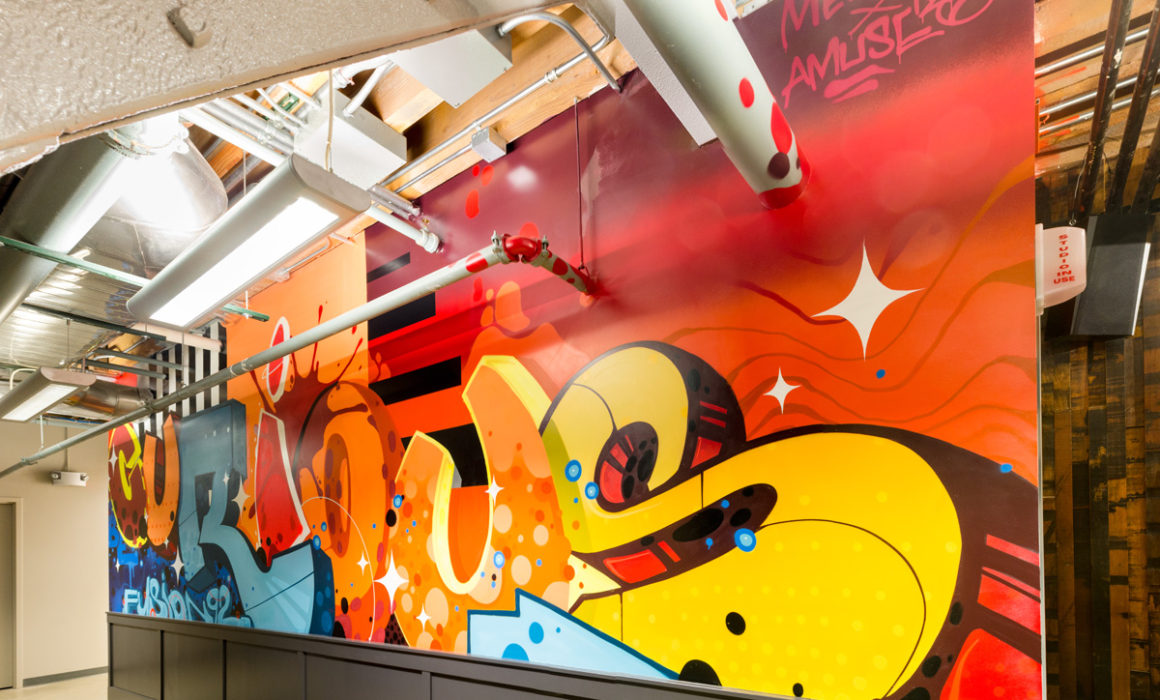 Graffiti Company - Interior Mural Art - Office Mural