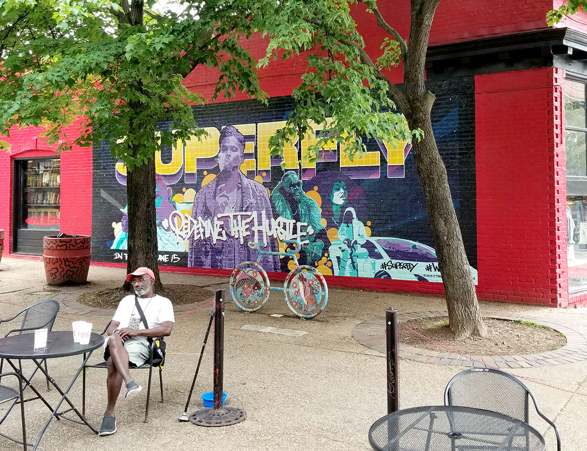 Superfly Mural in Atlanta