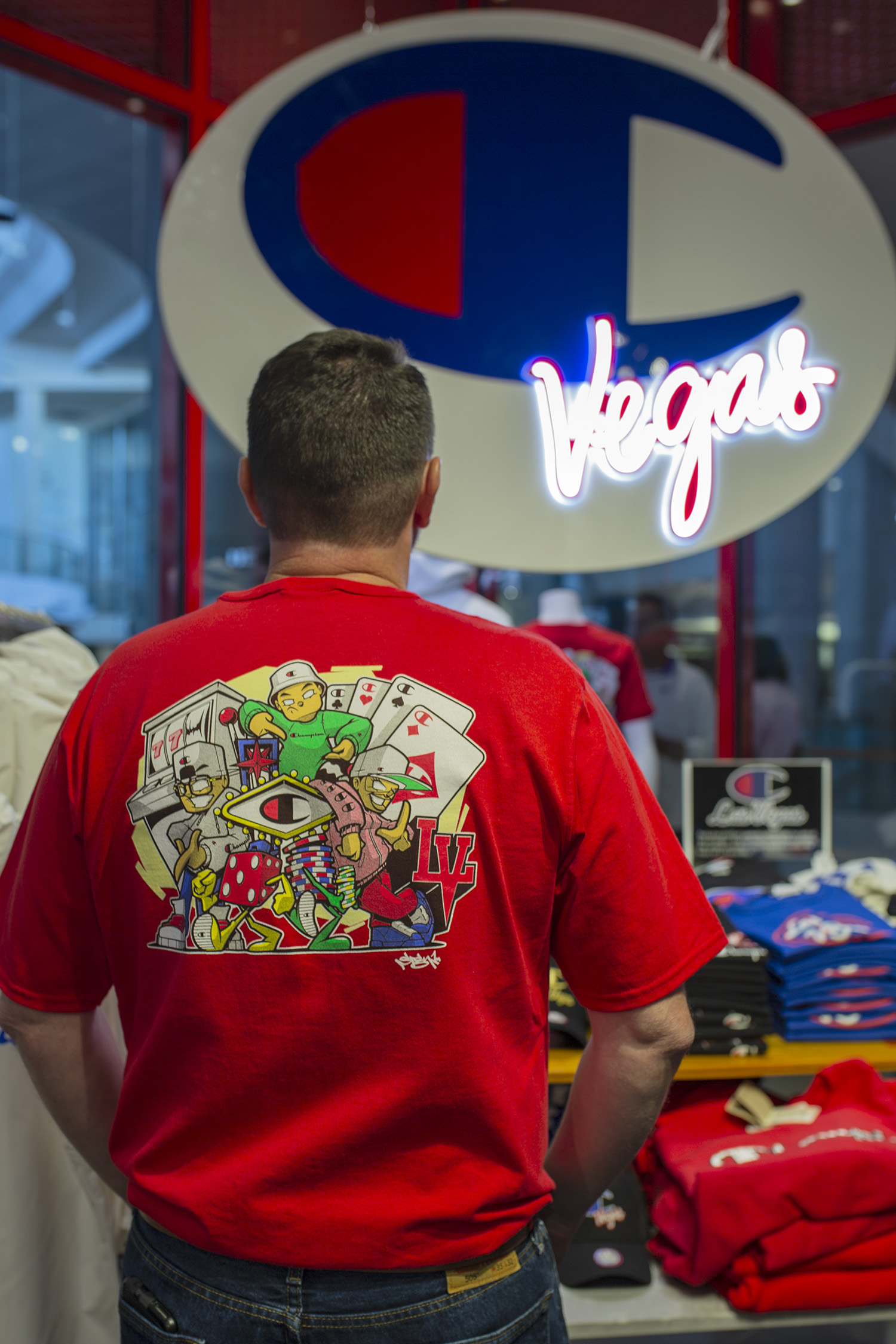 Vegas Graffiti T-Shirt Champion