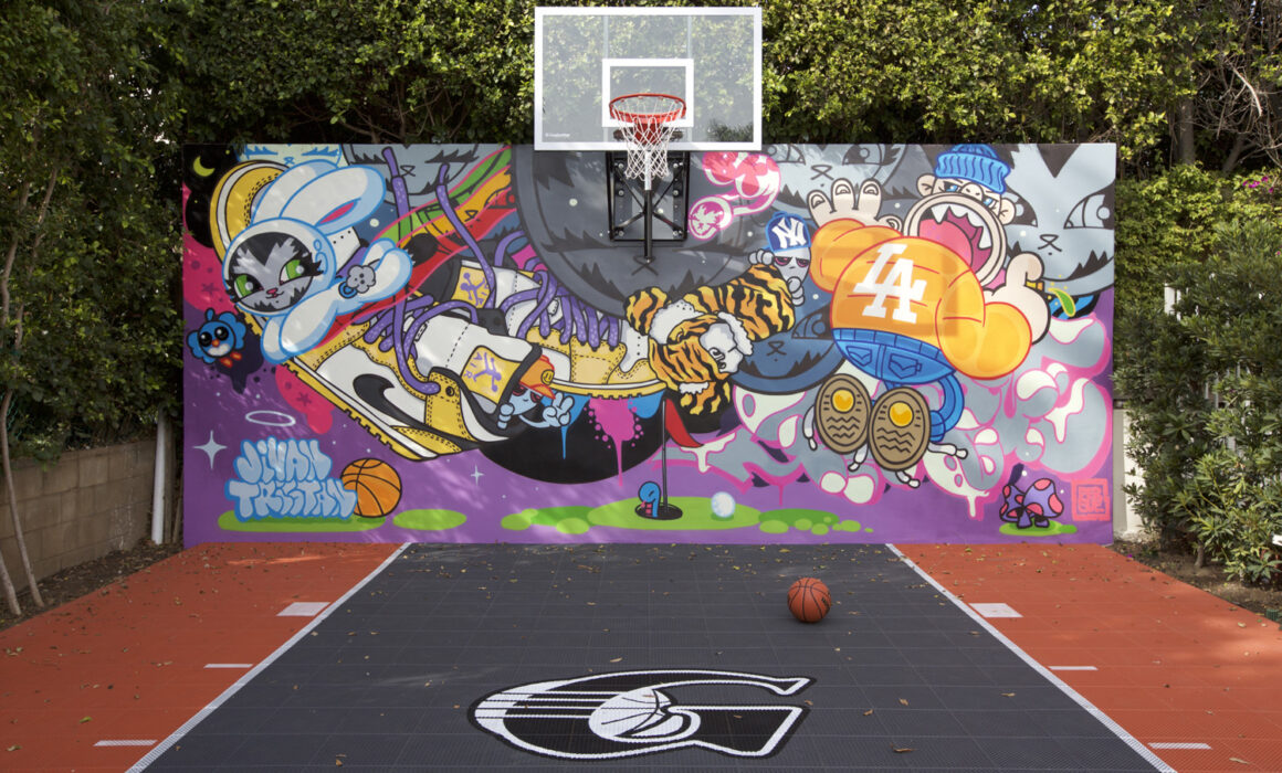 Basketball Court Mural - LA