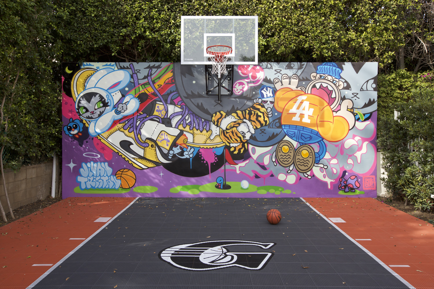 Basketball Court Mural - LA