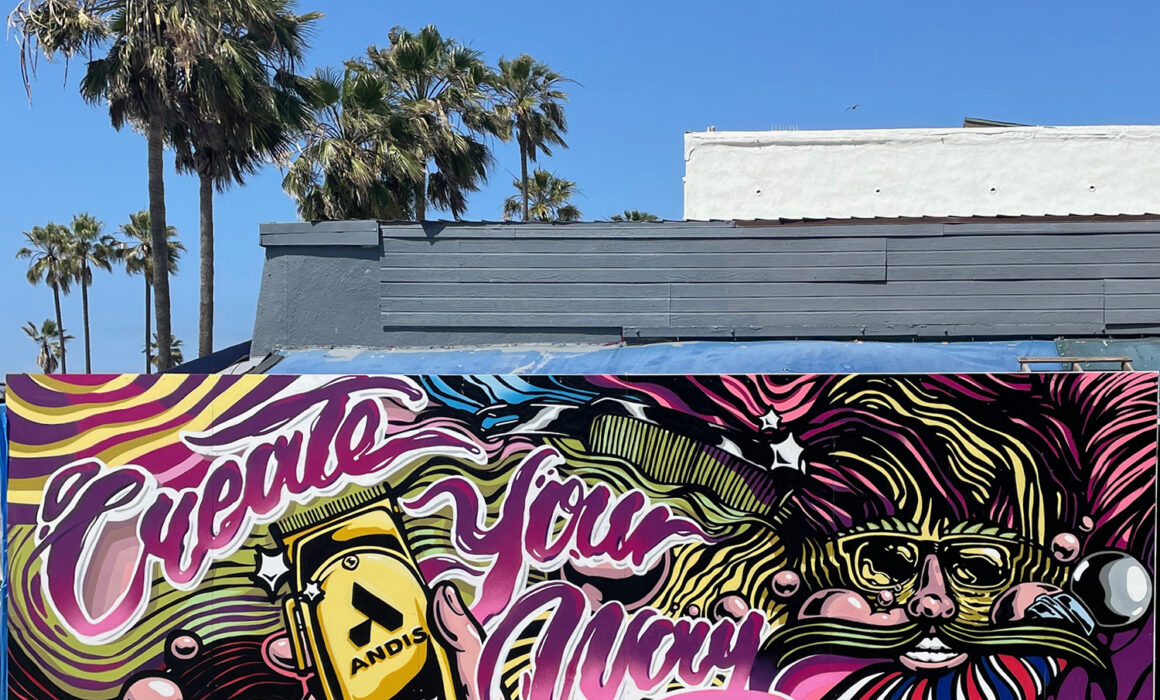 "Create Your Own Way" Andis Mural